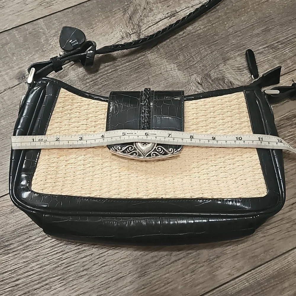 Black and Tan Women's Shoulder Bag